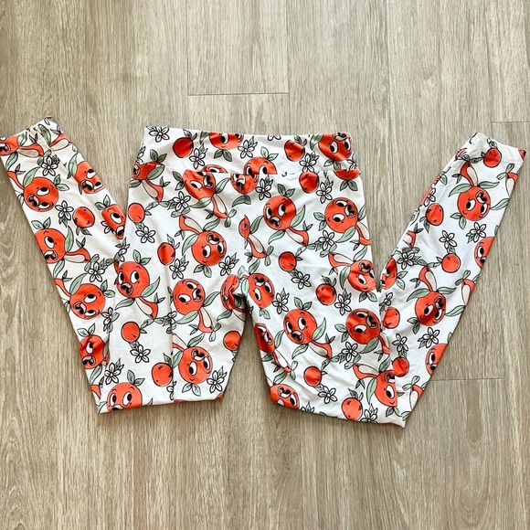 Disney Epcot Flower and Garden Festival 2020 Orange Bird Print Leggings Size XS - Picture 5 of 8
